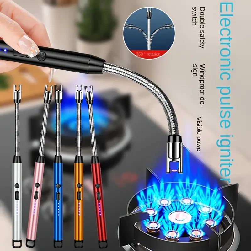 usb rechargeable lighter for kitchen gas stove